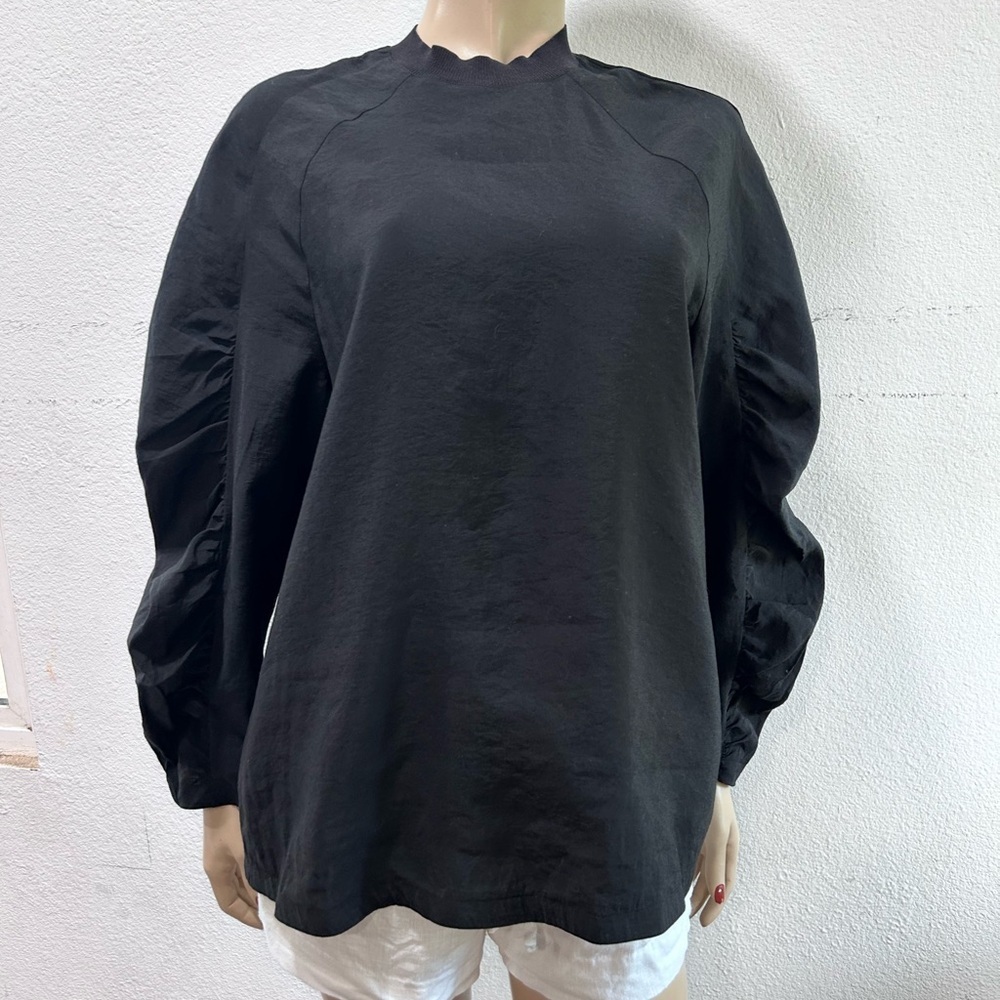COS Black Oversized Long Sleeve Sweatshirt